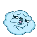 Cloudy  emoji 🥱