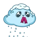 Cloudy  emoji 🌨