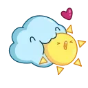 Cloudy  emoji 🌤