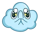 Cloudy  emoji 🥺