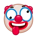 Clown Emoji emoji 🤪