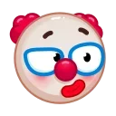 Clown Emoji emoji 😢