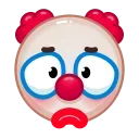 Clown Emoji emoji ☹️