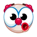 Clown emoji emoji 😳