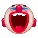 Стикер Clown emoji  😂
