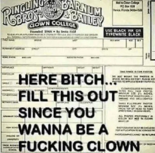 Telegram stiker «clown circus» 🤡