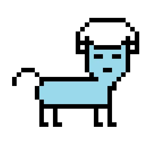 Color pixel cats stiker 🎧