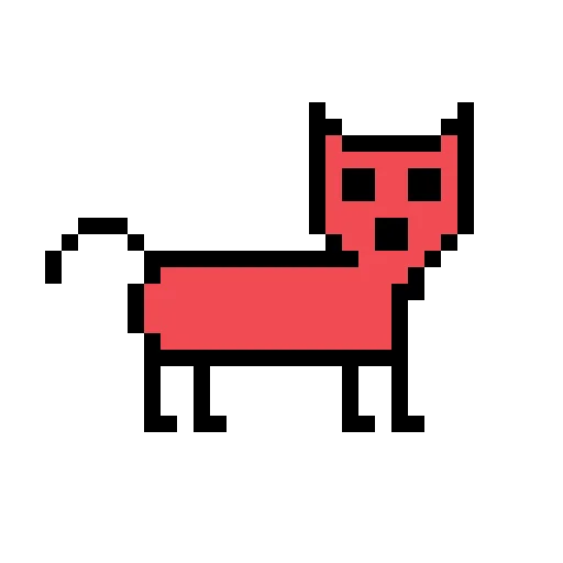 Color pixel cats stiker 😳