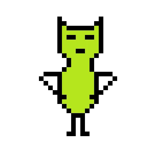 Емодзі Color pixel cats 🤨