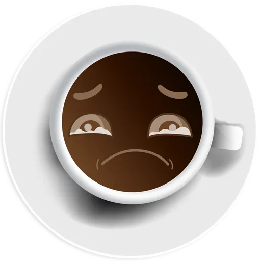 Telegram Sticker «Coffee Smile» 🥺