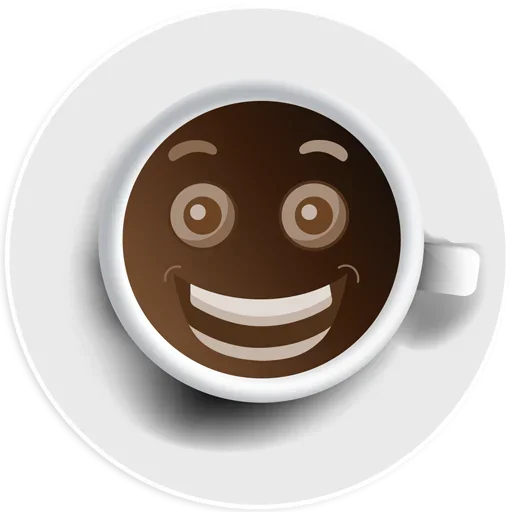 Стикер Telegram «Coffee Smile» 😀