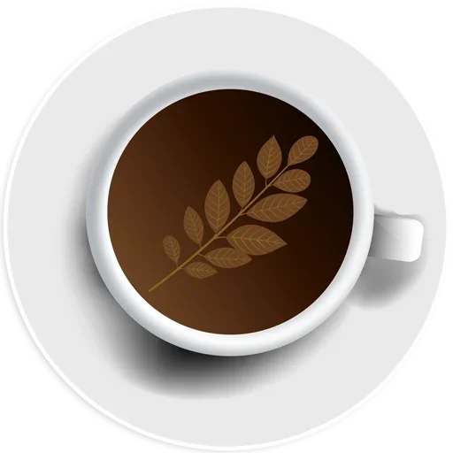 Telegram stiker «Coffee Smile» 🌿