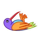 Colibri emoji 😵