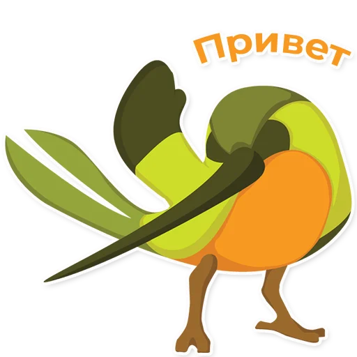 Telegram stiker «Colibri» ✋