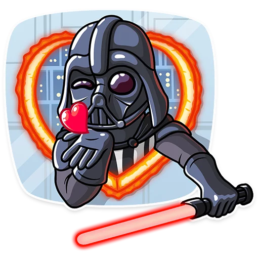 Telegram Sticker «Darth Vader» 😘