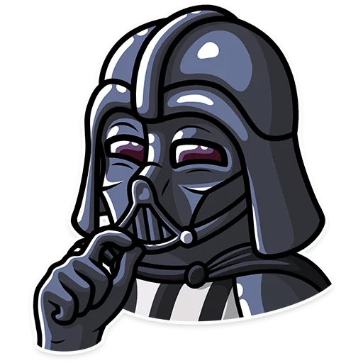 Darth Vader sticker 😏