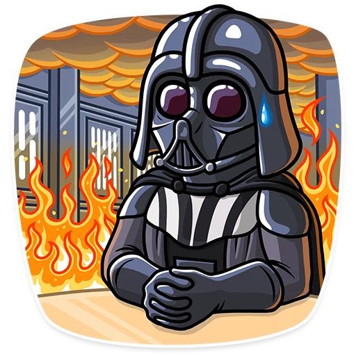 Darth Vader stiker 😥