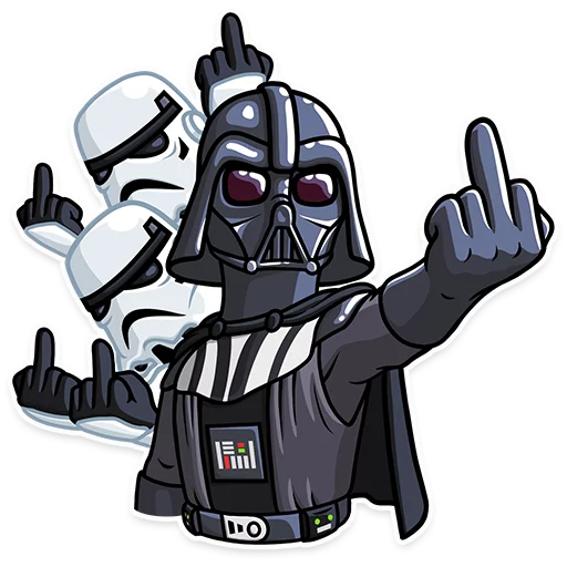 Darth Vader emoji 😠