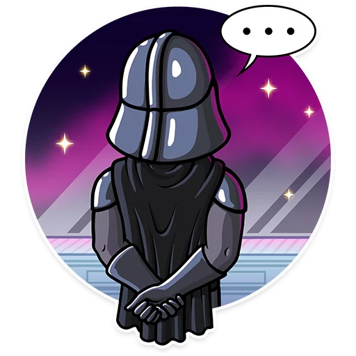 Telegram stiker «Darth Vader» 💬