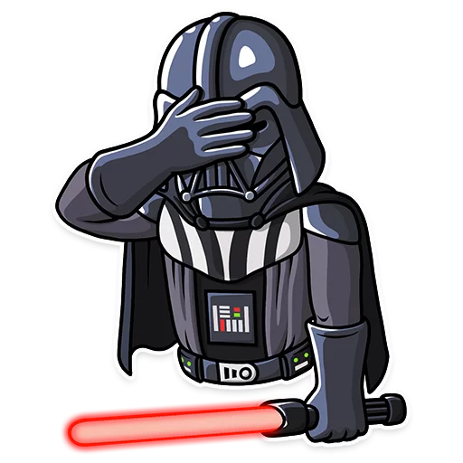 Darth Vader emoji 🤦‍♂️
