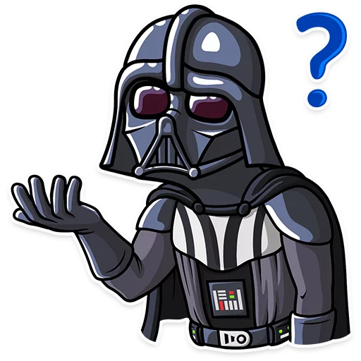 Telegram Sticker «Darth Vader» ❓