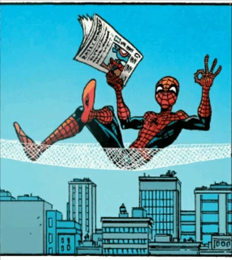 Стикер Telegram «Spiderman Comics» 👌