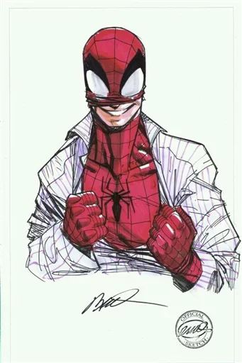 Стикер Spiderman Comics 😁