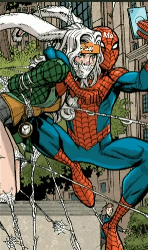 Стікер Spiderman Comics 😂