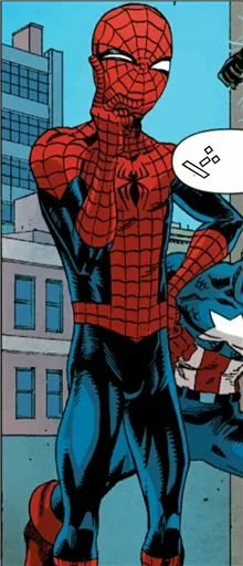 Стикер Spiderman Comics 🤔
