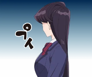 Komi-san wa Comyushou Desu emoji 🙎‍♀️