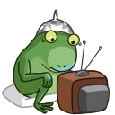 Стікер Concerned Froge 📺