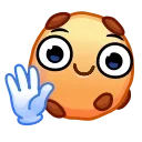 Емодзі Cookie Emoji 👋