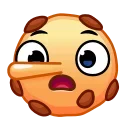 Эмодзи Cookie Emoji 🤥