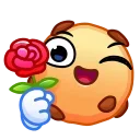 Cookie Emoji emoji 🌹