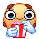 Эмодзи Cookie Emoji 🍿