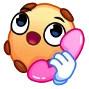 Эмодзи Cookie Emoji 📞