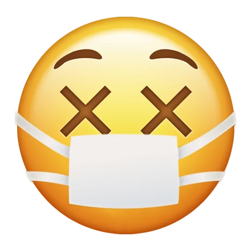 Telegram stiker «CoronaEmoji» 😵
