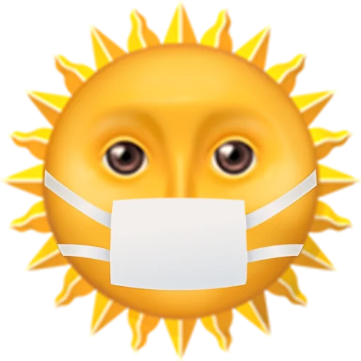 Telegram Sticker «CoronaEmoji» 🌞