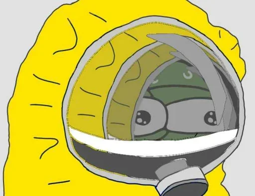 Corona Pepe emoji 😷