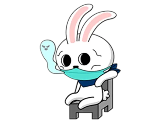 Coronavirus Bunny emoji 👻