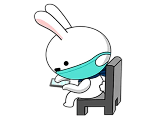 Coronavirus Bunny emoji 📱