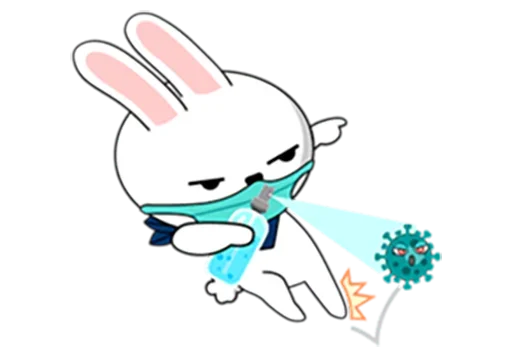 Coronavirus Bunny emoji 💦