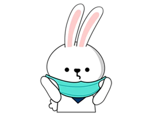 Coronavirus Bunny stiker 😔