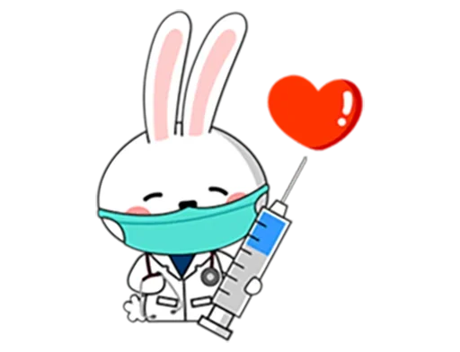 Coronavirus Bunny emoji 