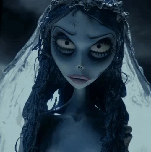 Эмодзи Corpse Bride 😑