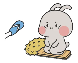 Couple Rabbit emoji 😰