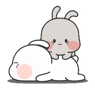 Couple Rabbit emoji 🥰