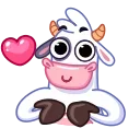 Telegram emoji Cow