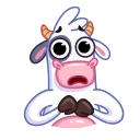 Емодзі телеграм Cow
