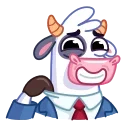 Эмодзи Cow 😰